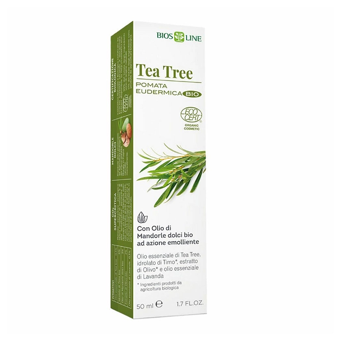 Biosline Tea Tree Pomata Eudermica Cert Ecocert 50 Ml
