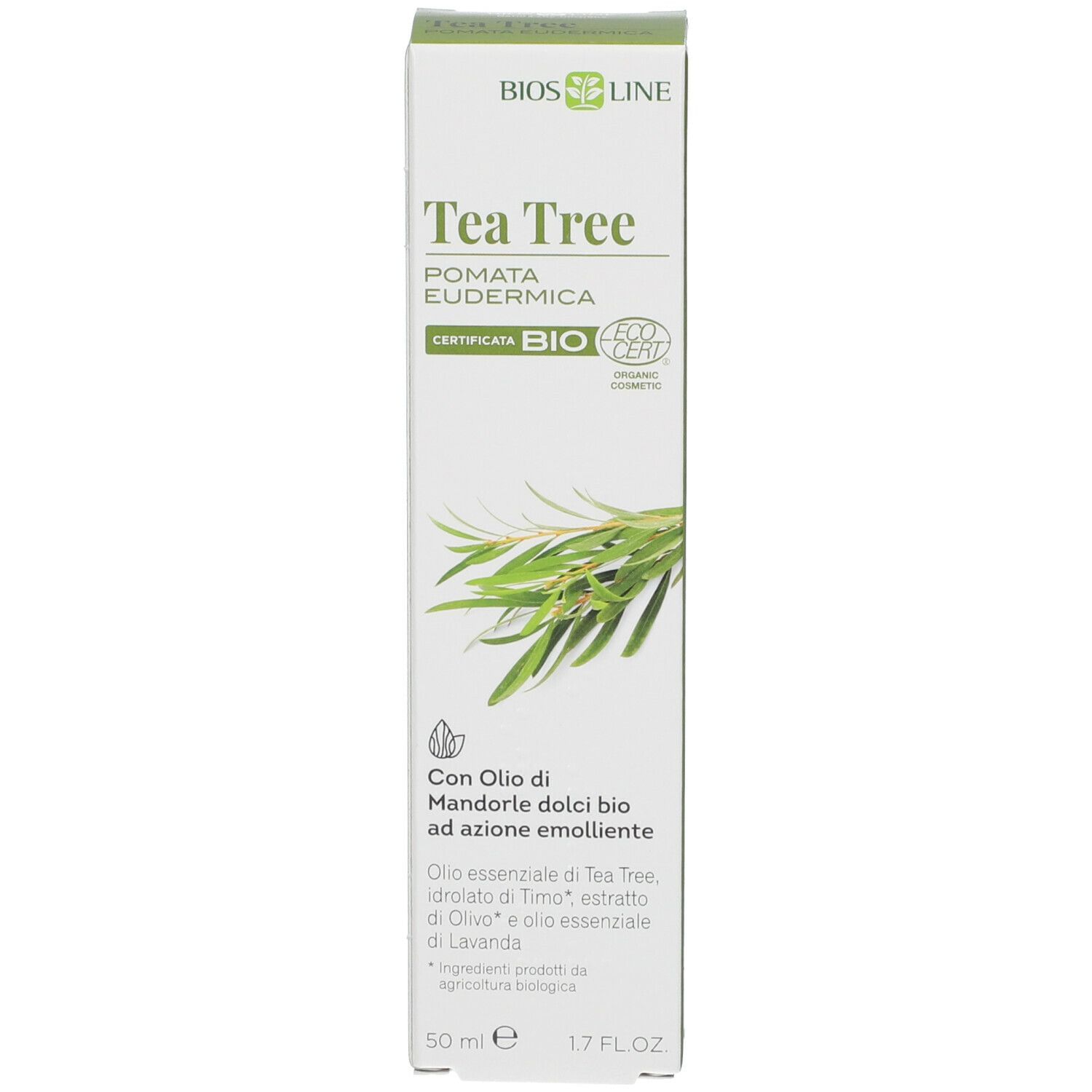 BIOSLINE TEA TREE POMATA EUDERMICA CERT ECOCERT 50 ML