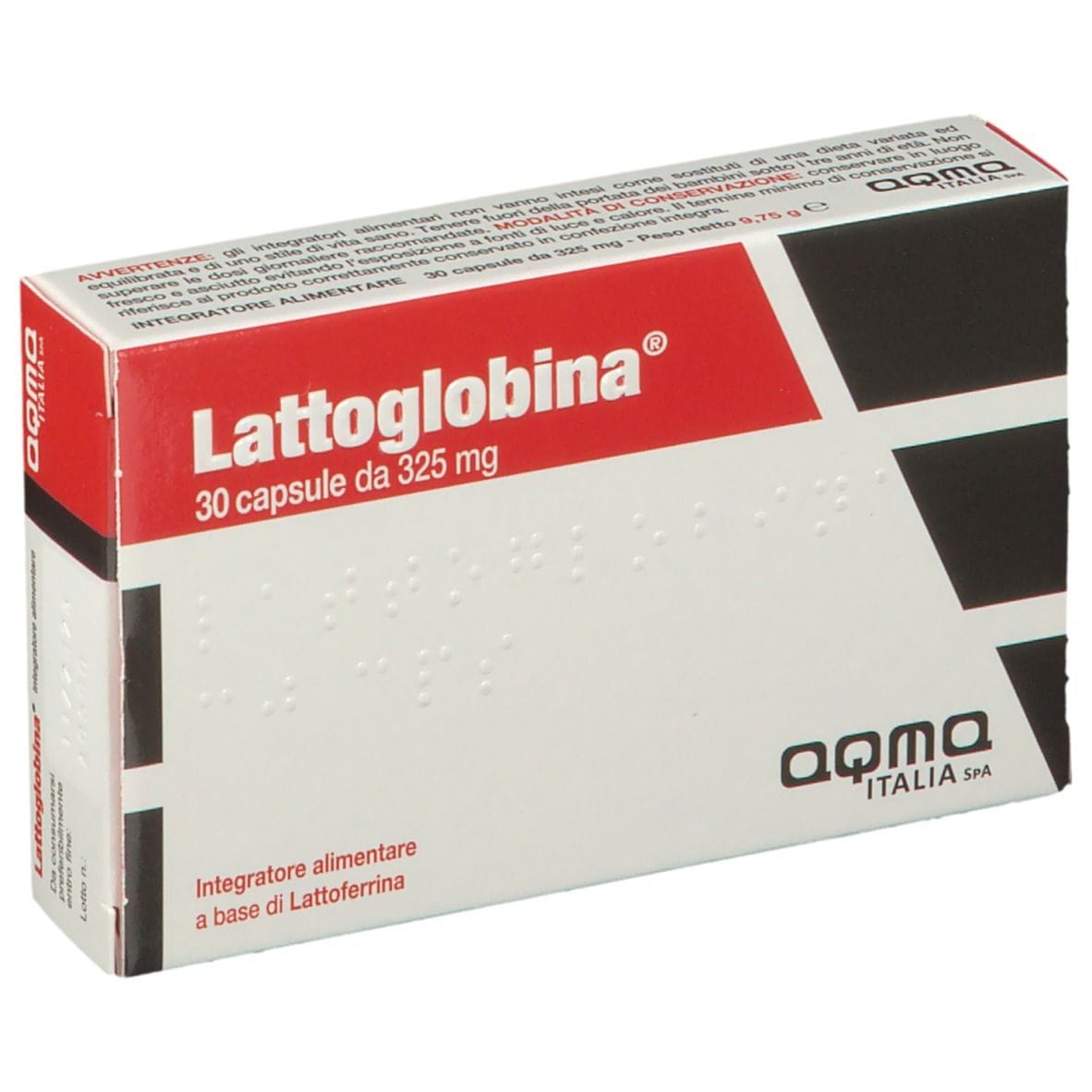Integratore Lattoglobina alla lattoferrina, 30 capsule
