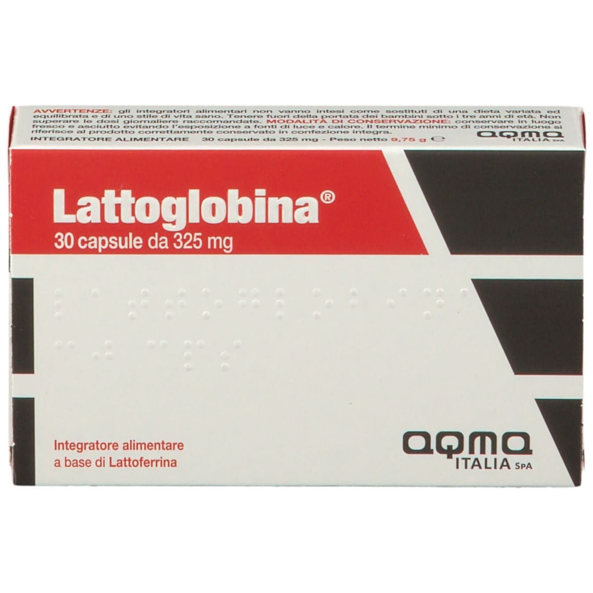 Integratore Lattoglobina alla lattoferrina, 30 capsule