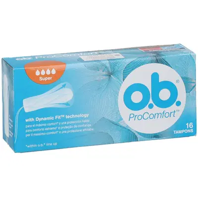OB SUPER PRO COMFORT TAMPONI 16 PEZZI OB SUPER PRO COMFORT TAMPONI 16 PEZZI