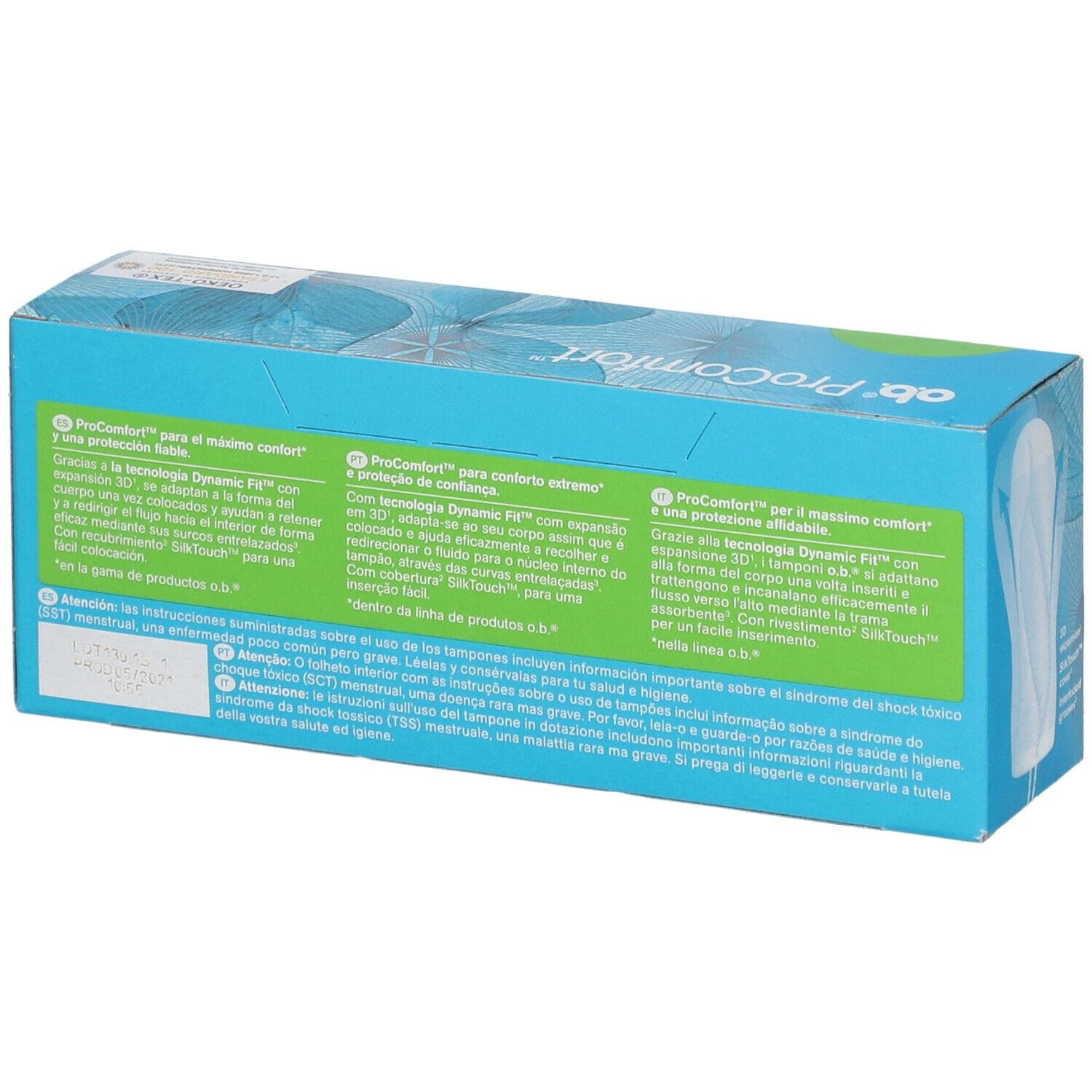 Tamponi OB Super PLUS PRO Comfort con applicatore, 16 pz