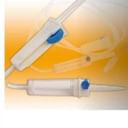 DEFLUSSORE PER INFUSIONE CON AGO STERILIZZATO CON OSSIDO DI ETILENE CON ROLLER APIROGENO CURAIN MONOUSO 1 PEZZO