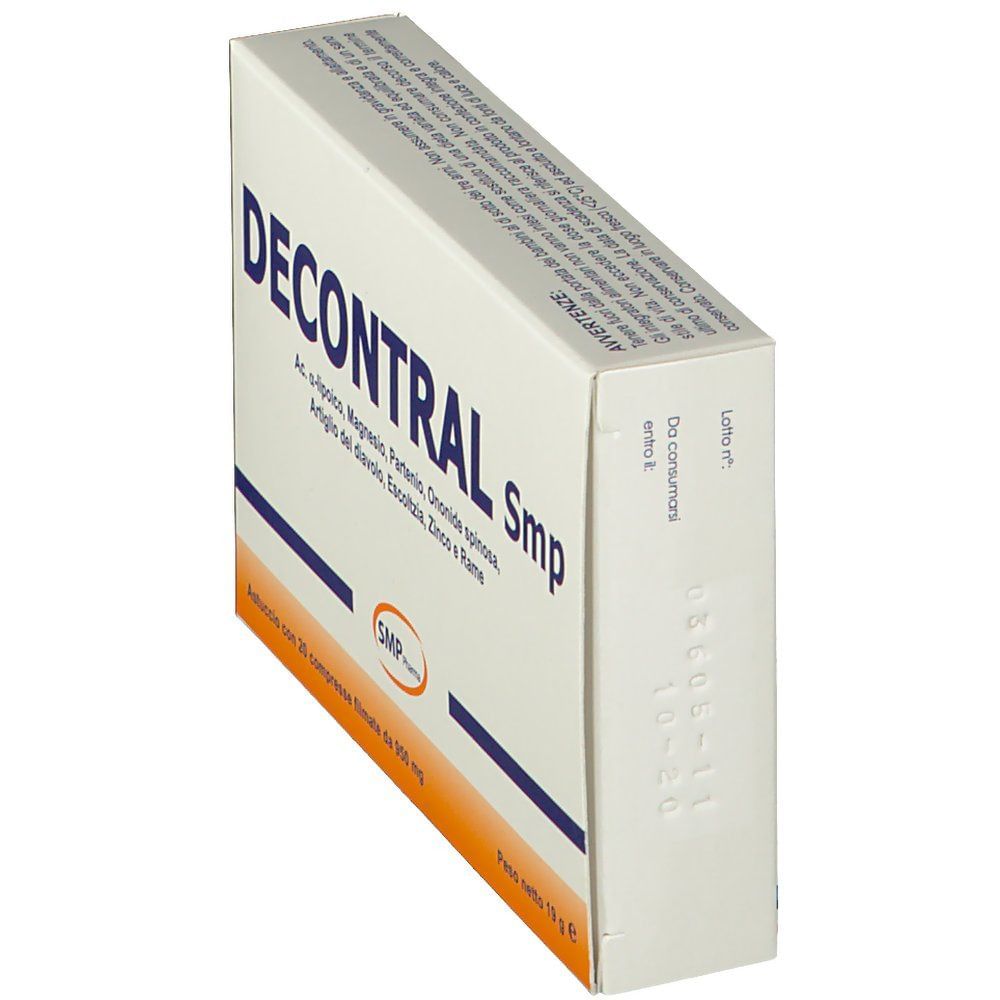 DECONTRAL 20 COMPRESSE