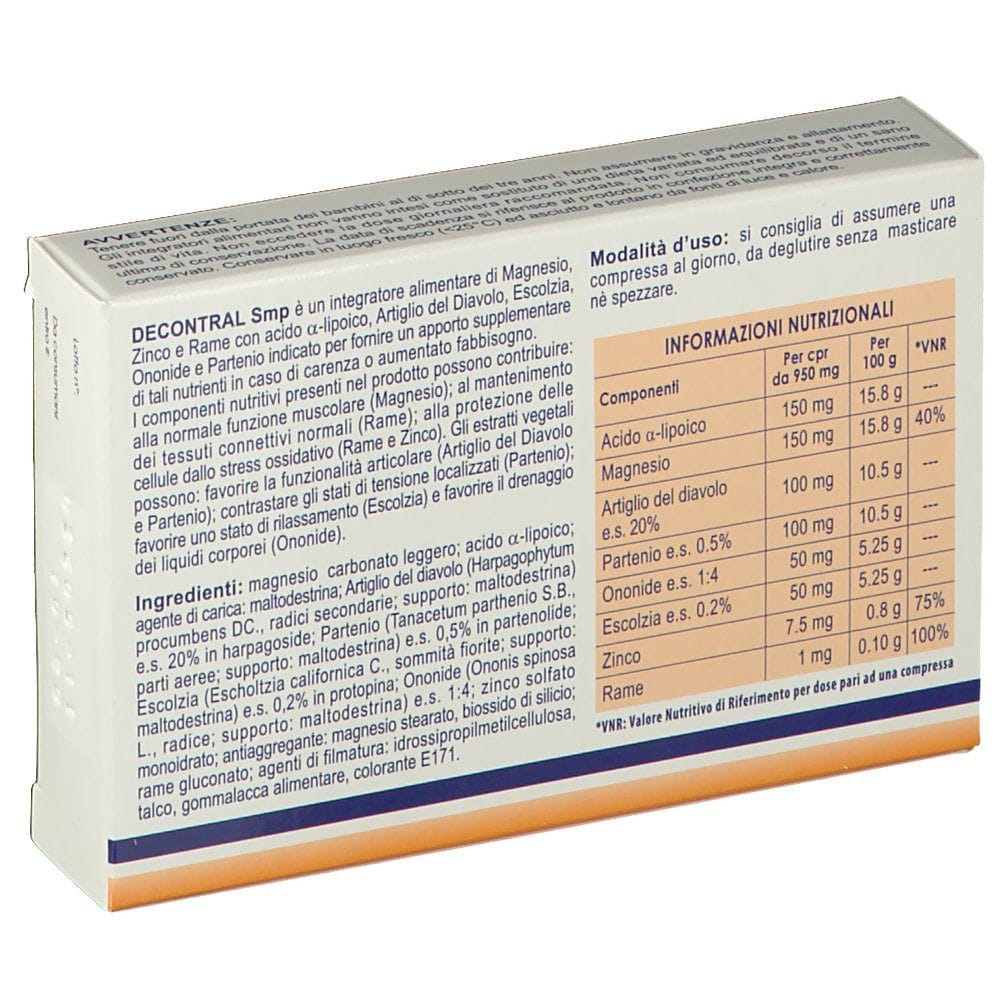 DECONTRAL 20 COMPRESSE