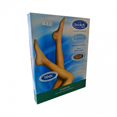 SAUBER COLLANT 100 DENARI MAGLIA LISCIA NEUTRO BEIGE 3 LINEA CLASSICA