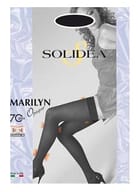 Calza Autoreggente Solidea Marilyn 70 Opaque Fumo, taglia 3