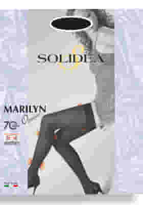 Calza Autoreggente Solidea Marilyn 70 Opaque Moka, Taglia 4
