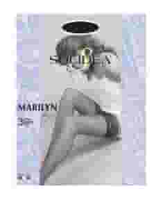 MARILYN 30 SHEER CALZA AUTOREGGENTE BLU SCURO 4