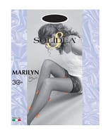 MARILYN 30 SHEER CALZA AUTOREGGENTE NERO 1