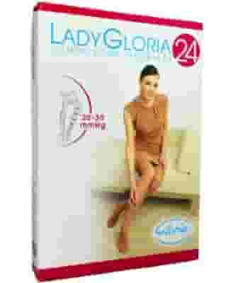 Calze autoreggenti Lady Gloria 24 compressione 20-30 mmHg, nere