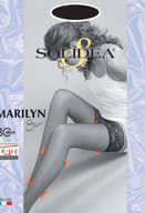 Calza Autoreggente Solidea Marilyn 30 Sheer Visone, Taglia 3