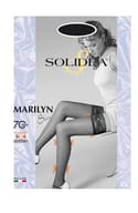 Calza autoreggente Solidea Marilyn 70 Sheer nero, taglia 3