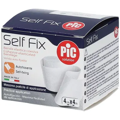BENDA ELASTICA AUTOADESIVA PIC SELF FIX 4X400 CM FUSTELLA BENDA ELASTICA AUTOADESIVA PIC SELF FIX 4X400 CM FUSTELLA