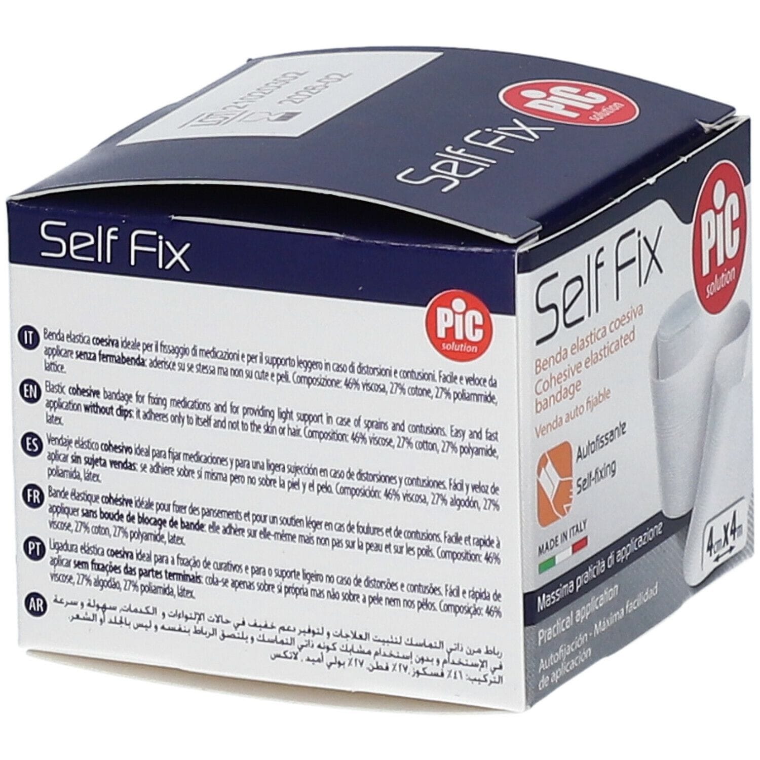 Benda autoaderente PIC Self Fix 4x400cm senza cerotti