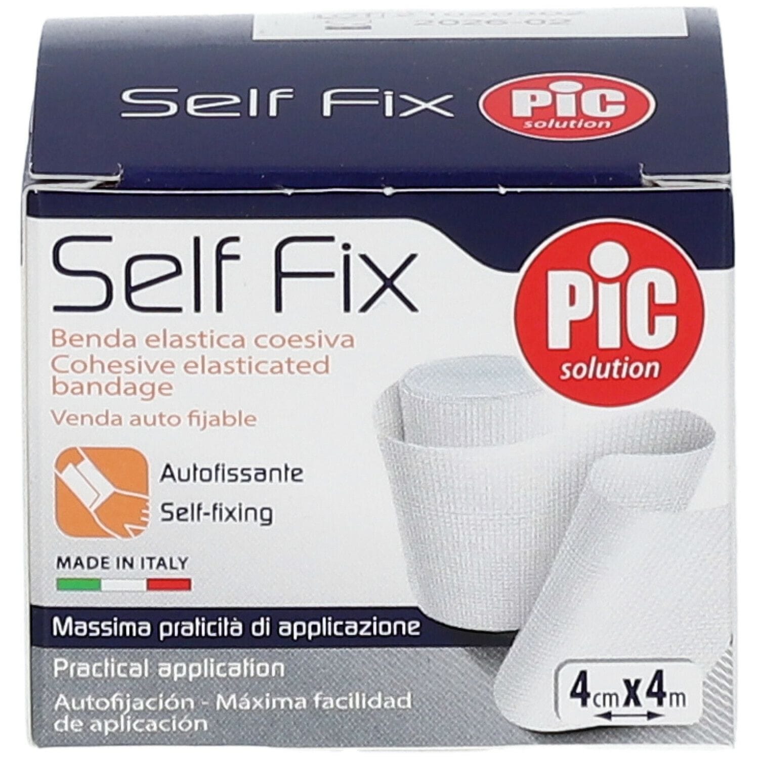 Benda autoaderente PIC Self Fix 4x400cm senza cerotti