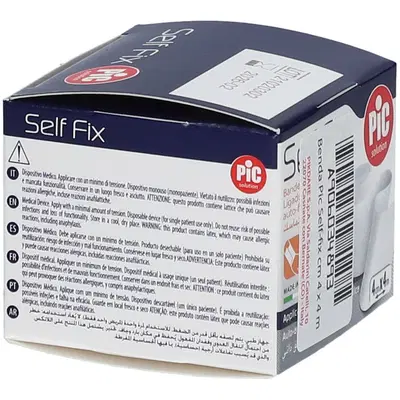 BENDA ELASTICA AUTOADESIVA PIC SELF FIX 4X400 CM FUSTELLA BENDA ELASTICA AUTOADESIVA PIC SELF FIX 4X400 CM FUSTELLA