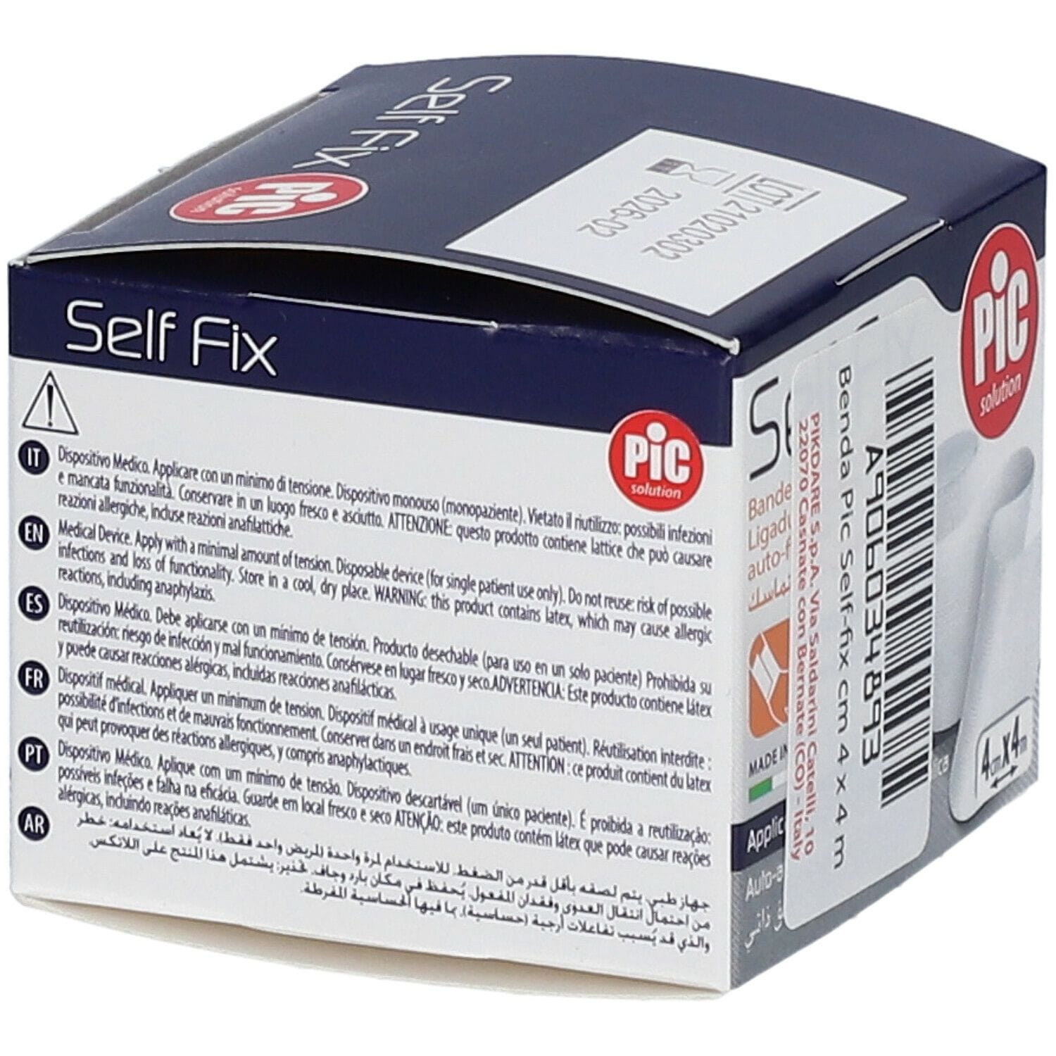 Benda autoaderente PIC Self Fix 4x400cm senza cerotti