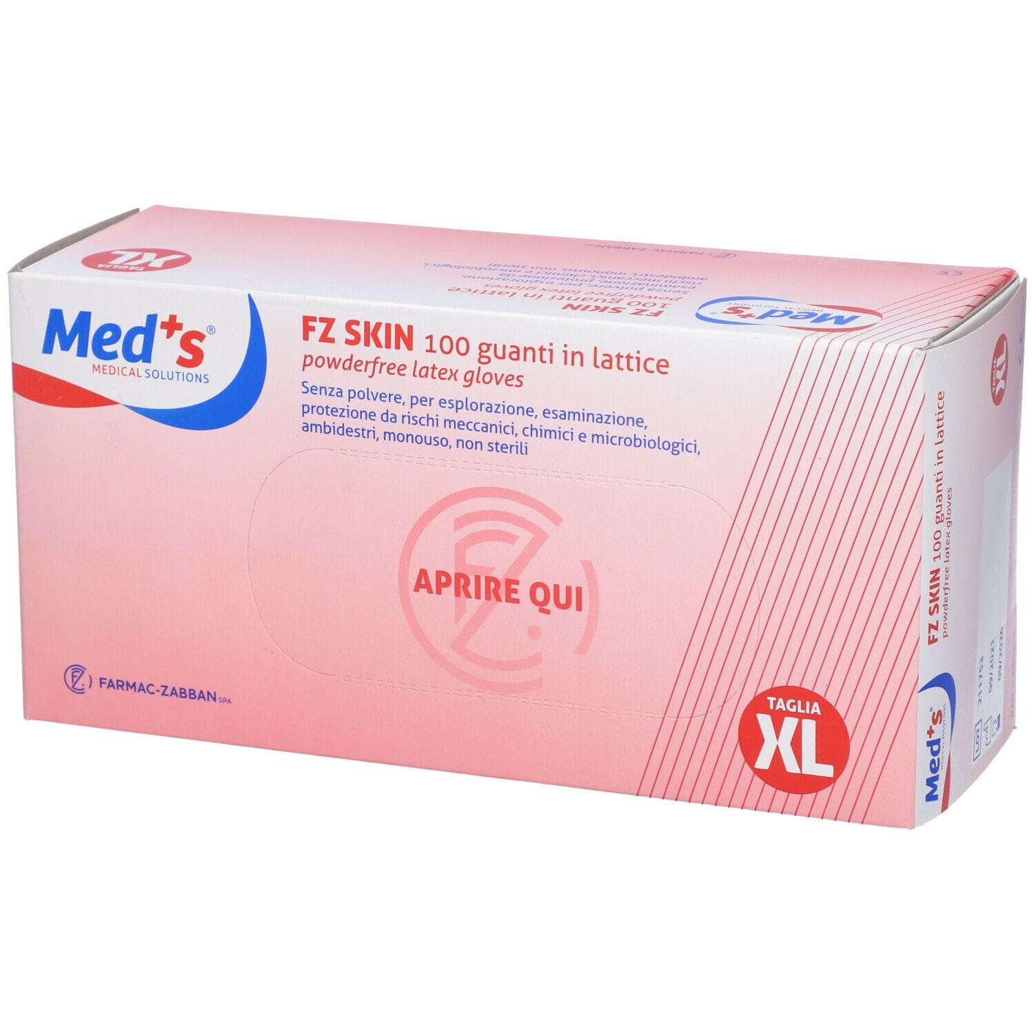 Guanti in Lattice Fz Skin senza polvere XL, 100 pezzi