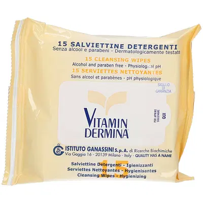 VITAMINDERMINA SALVIETTINE DETERGENTI 15 PEZZI VITAMINDERMINA SALVIETTINE DETERGENTI 15 PEZZI