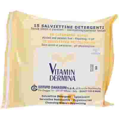 VITAMINDERMINA SALVIETTINE DETERGENTI 15 PEZZI