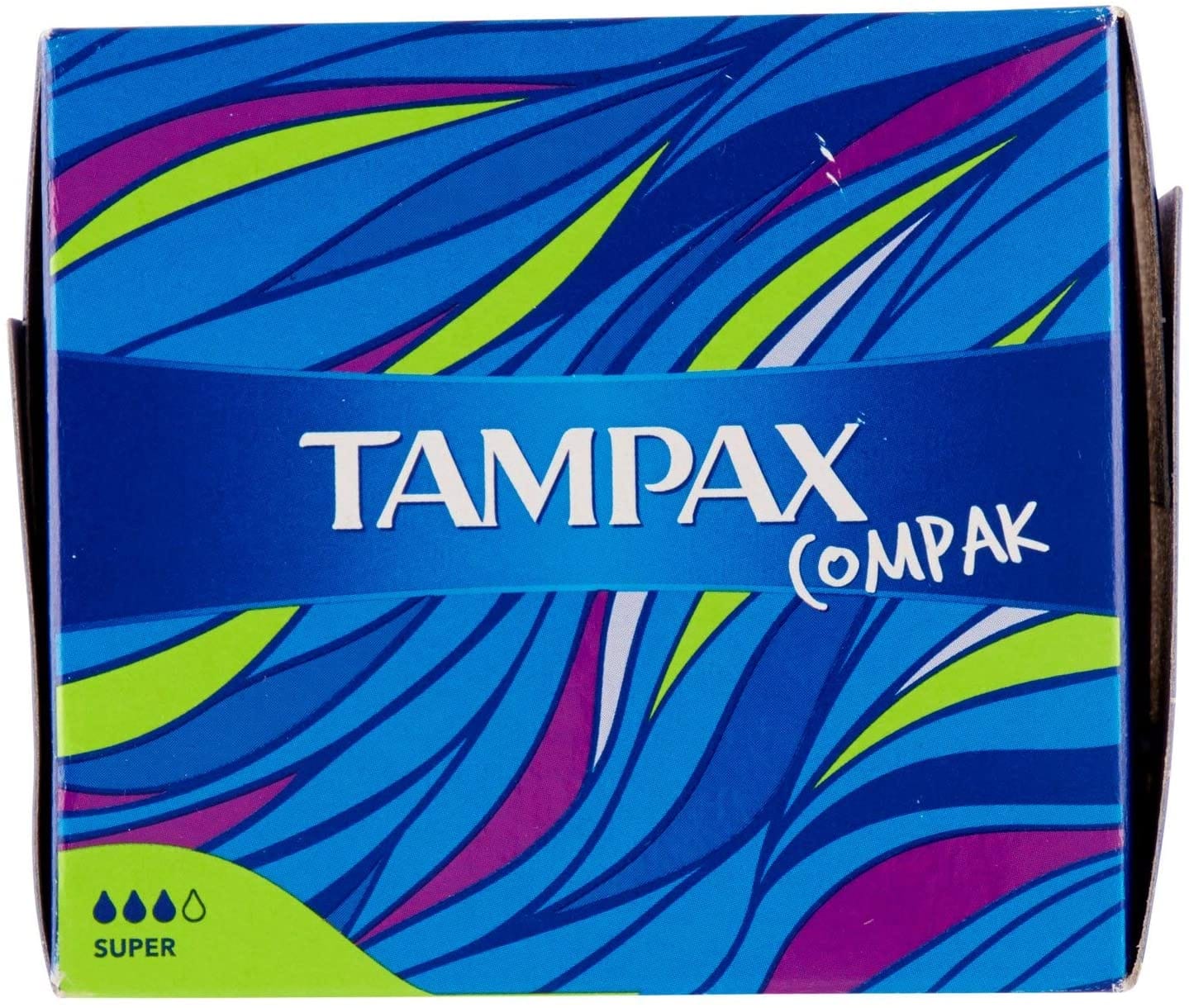 Tamponi Tampax Compak Super con Applicatore, 16 pezzi