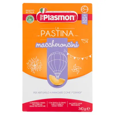 PLASMON PASTINA MACCHERONCINI 340 G PLASMON PASTINA MACCHERONCINI 340 G