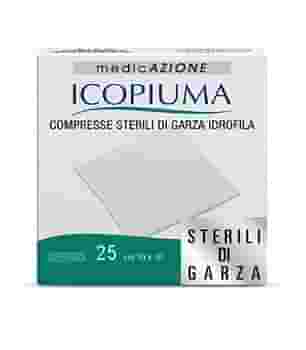 ICOPIUMA GARZA COMPRESSA IDROFILA 10X10CM 25 PEZZI