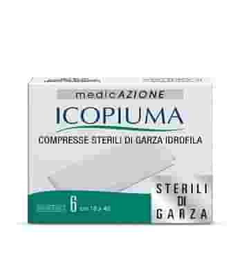 ICOPIUMA GARZA COMPRESSA IDROFILA 18X40CM 6 PEZZI