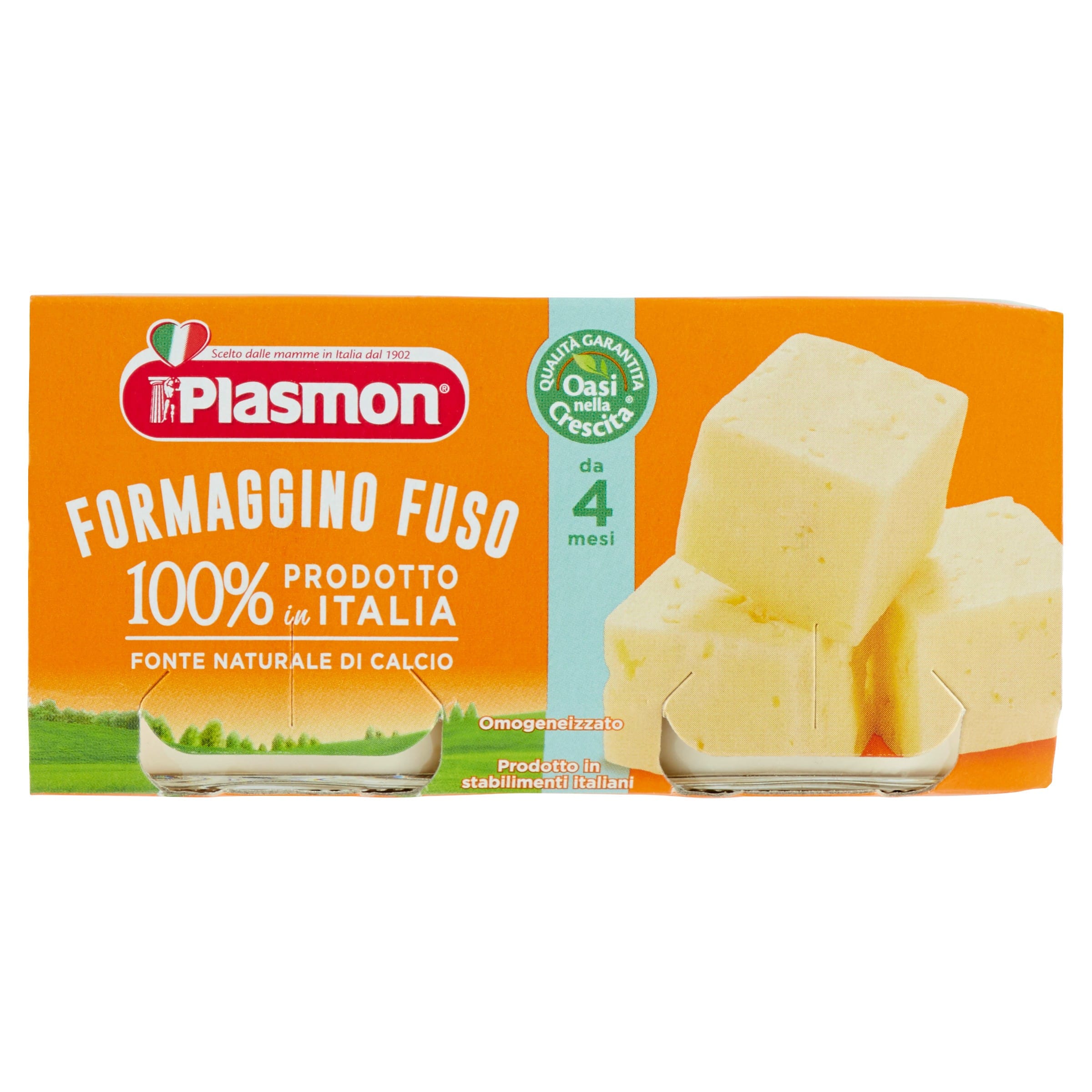 Plasmon Formaggino Omogeneizzato per lo Svezzamento 80g x2