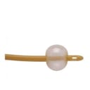 CATETERE FOLEY NELATON LATTICE RIVESTITO DI SILICONE CH 16 2 VIE 2 FORI PALLONCINO 15 ML CON VALVOLA ARANCIONE PER UOMO STERILE MONOUSO 10 PEZZI