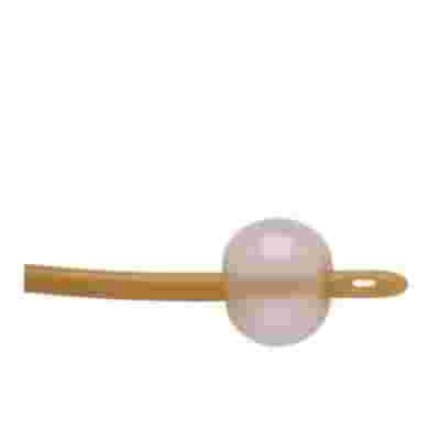 CATETERE FOLEY NELATON LATTICE RIVESTITO DI SILICONE CH 16 2 VIE 2 FORI PALLONCINO 15 ML CON VALVOLA ARANCIONE PER UOMO STERILE MONOUSO 10 PEZZI