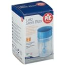 CONTENITORE PIC STERILE TRASPARENTE PER ANALISI COPROLOGICHE+ CUCCHIAINO SPECIMEN TAPPO A VITE ETICHETTA AUTOADESIVA