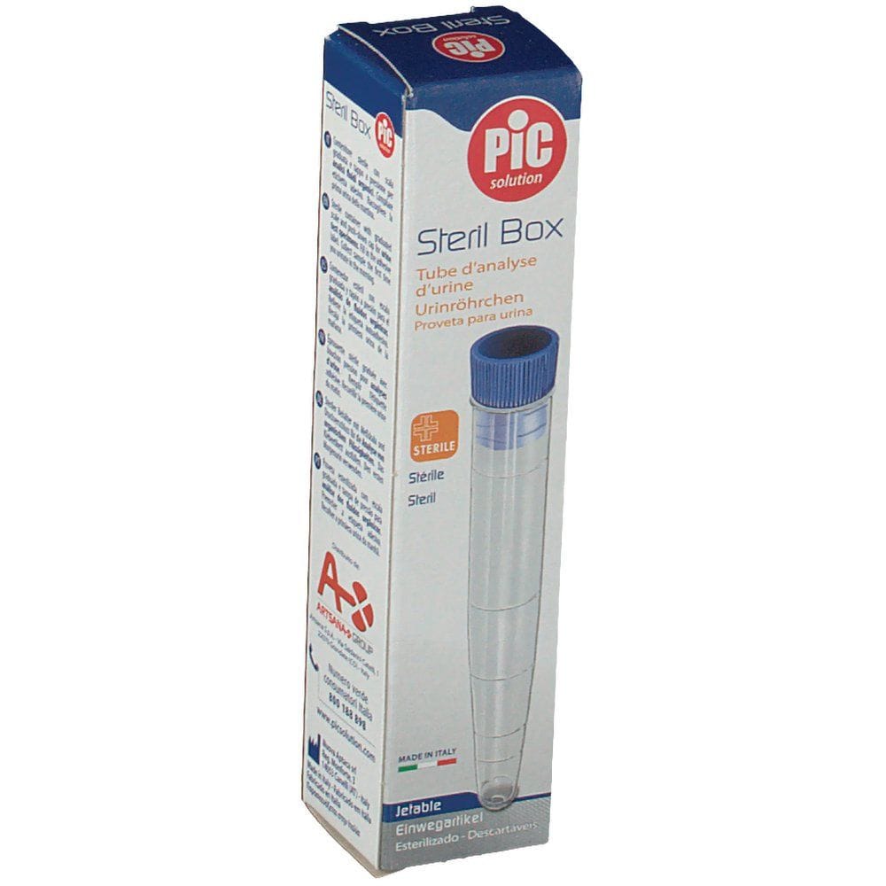 Provetta PIC per analisi urine 12ml con tappo a pressione