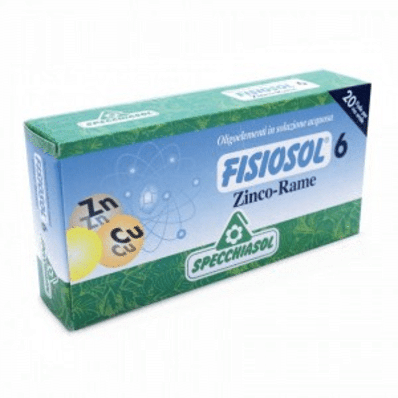 Fisiosol 6 Zn Cu 20 Fiale