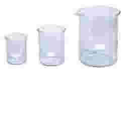 Bicchiere da laboratorio Becher 2000ml in vetro pirex