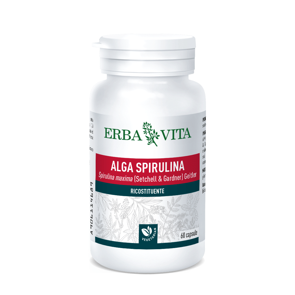Integratore Alga Spirulina 450mg, 60 capsule vegetali