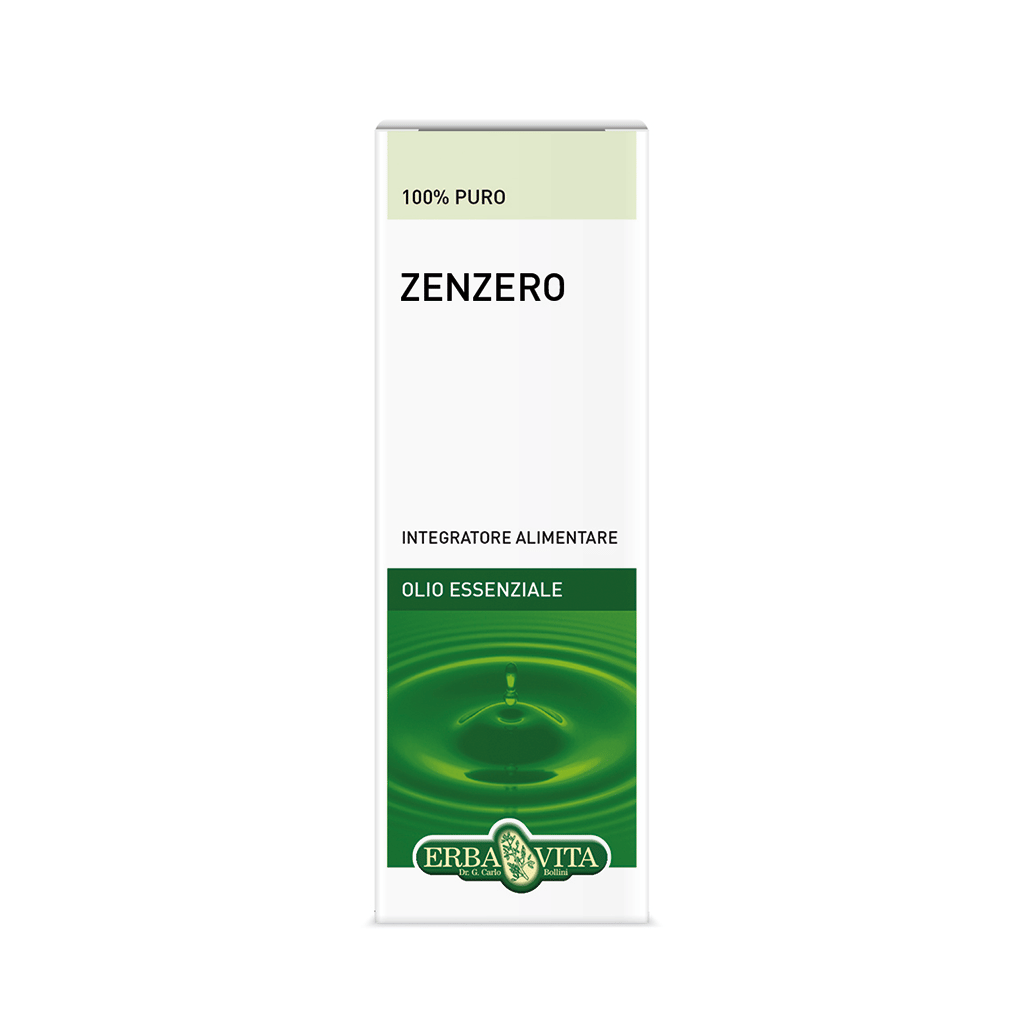 Olio Essenziale di Zenzero Erba Vita puro 100%, 10ml