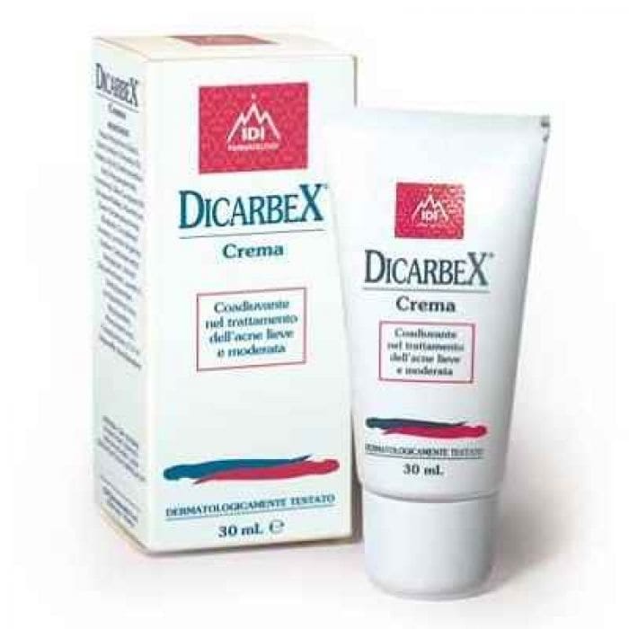 Crema Dicarbex per pelle acneica e grassa, 30ml