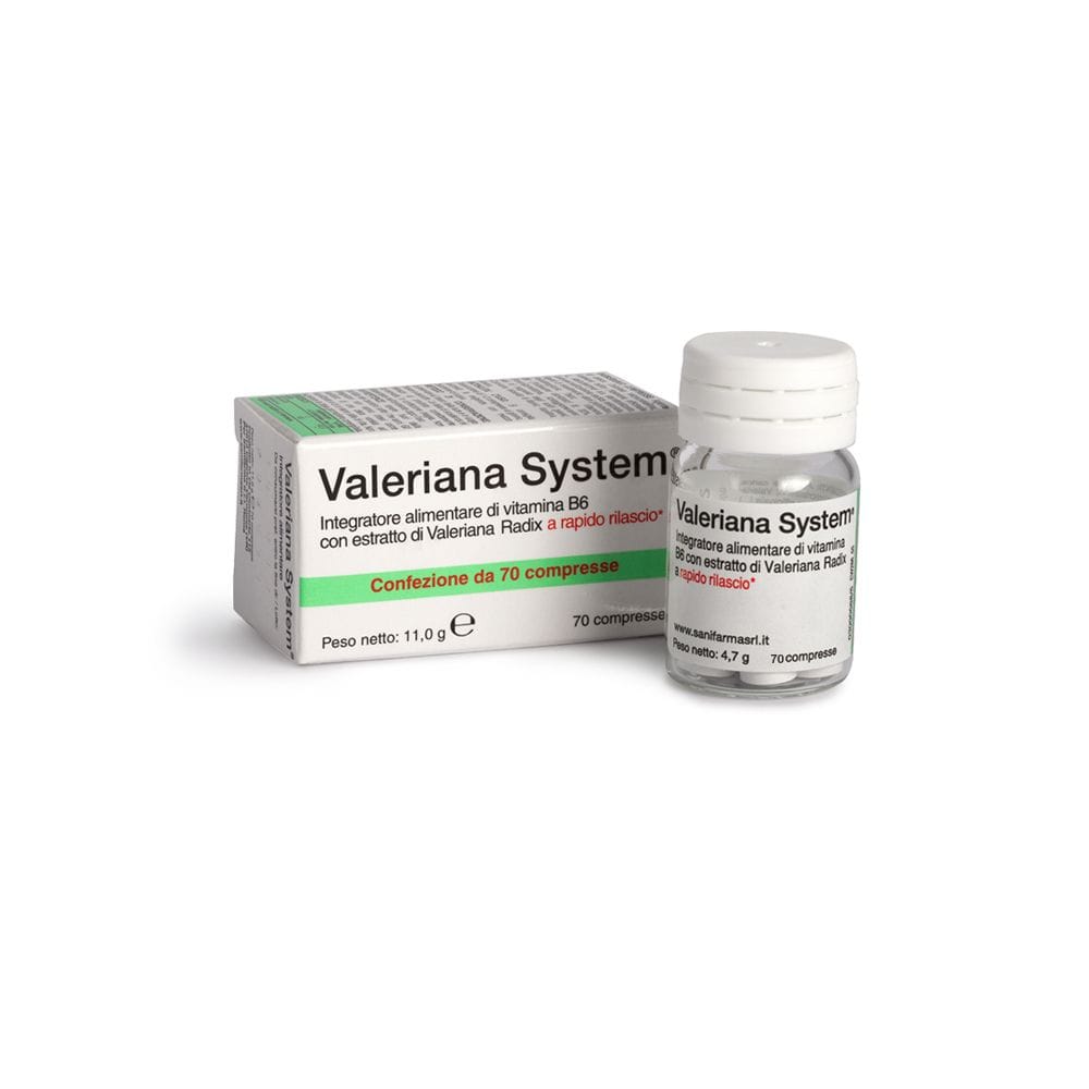Integratore Valeriana System per il sonno, 70 compresse