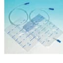 SACCA RACCOLTA URINA DA LETTO IN PVC NON STERILE VOLUME 2 LITRI TUBO LUNGHEZZA 90 CM CON SCARICO E VALVOLA ANTIREFLUSSO 30 PEZZI