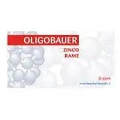 Oligobauer 6 Zinco Rame, integratore 20 fiale da 2ml