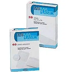CEROTTO IPOALLERGENICO AERATO FARMAPLASTO INDICATO PER PELLI SENSIBILI ASSORTITI 40 PEZZI CEROTTO IPOALLERGENICO AERATO FARMAPLASTO INDICATO PER PELLI SENSIBILI ASSORTITI 40 PEZZI