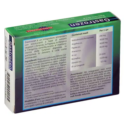 GASTROZEN 30 COMPRESSE MASTICABILI GASTROZEN 30 COMPRESSE MASTICABILI