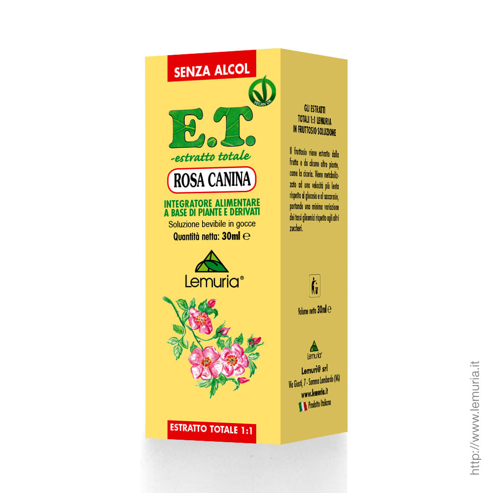 ET ESTRATTO TOTALE ROSA CANINA 30 ML SENZA ALCOL
