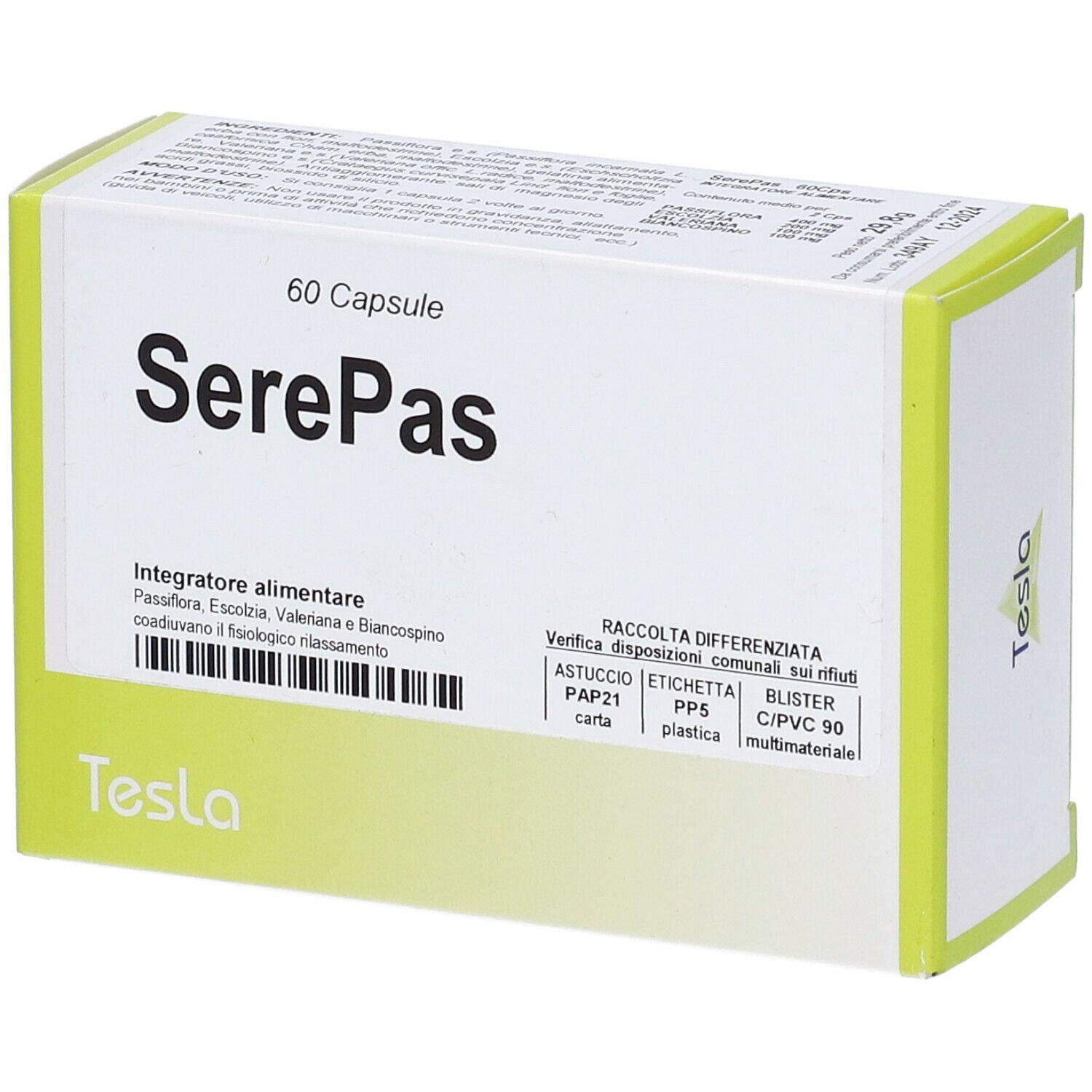 Serepas 60 Capsule 32,87 G