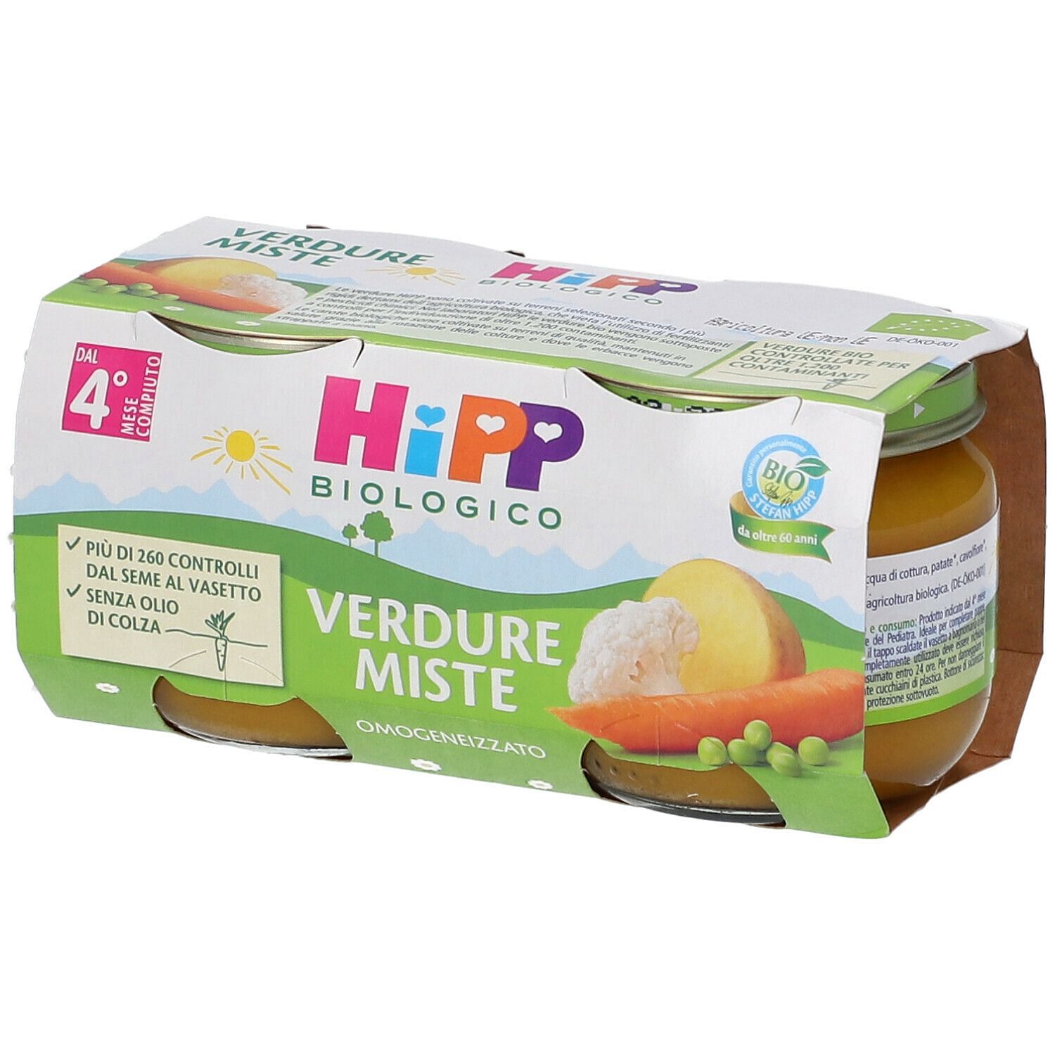 Hipp Bio Hipp Bio Omogeneizzato Verdure Miste 2 X80 G