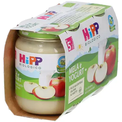 HIPP BIO HIPP BIO OMOGENEIZZATO MELA YOGURT 2X125 G HIPP BIO HIPP BIO OMOGENEIZZATO MELA YOGURT 2X125 G