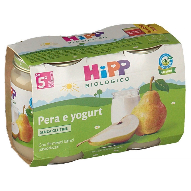 Hipp Bio Hipp Bio Omogeneizzato Pera Yogurt 2 X125 G