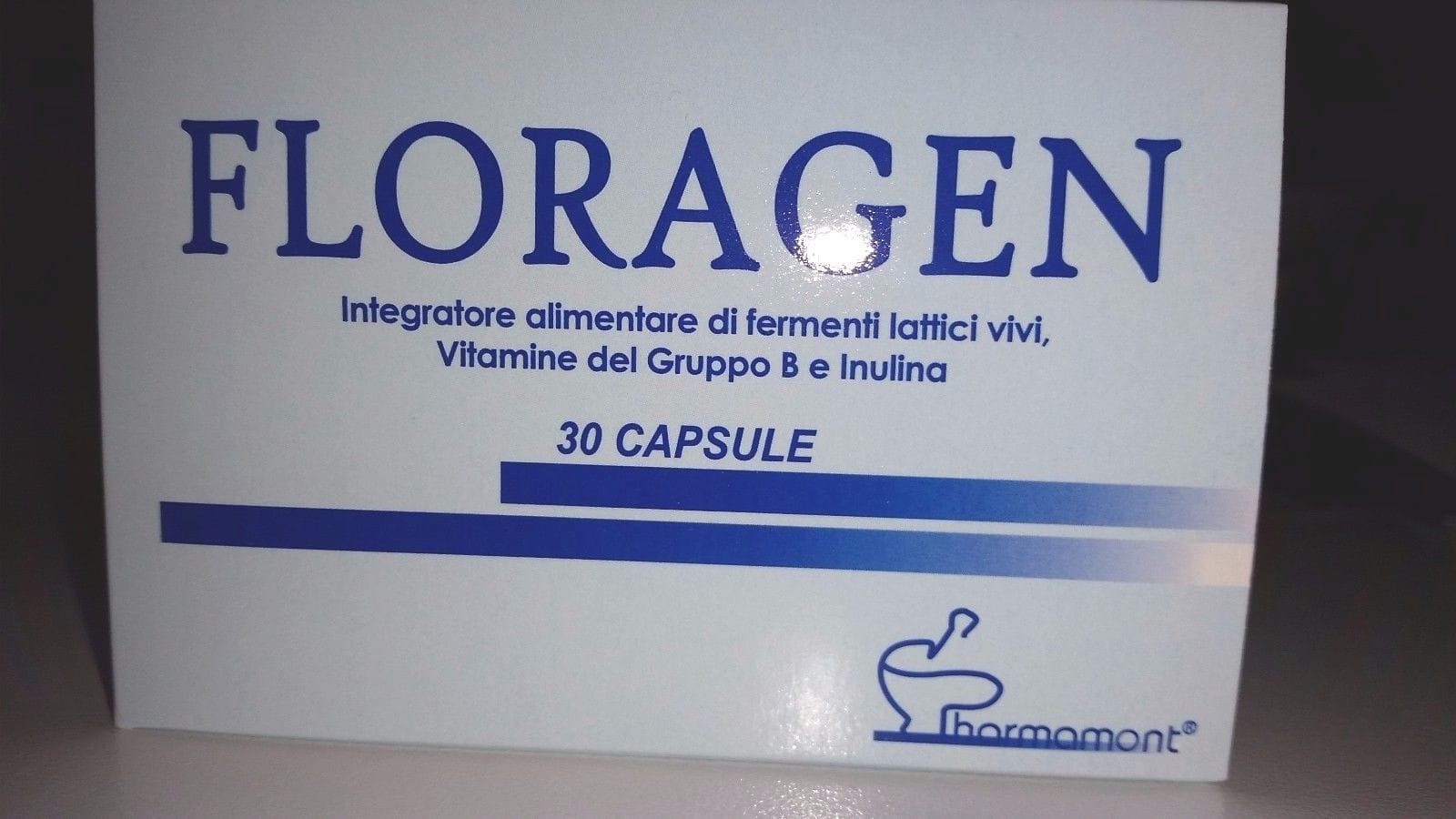 Integratore Floragen Fermenti Lattici con Inulina, 30 Capsule